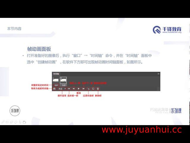 千锋教育《PS如此简单》零基础到进阶系统教程【夸克网盘下载】