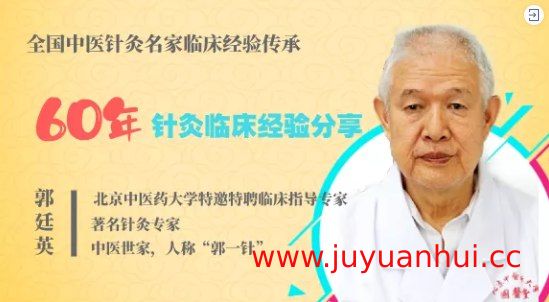 《郭廷英六十年针灸临床经验》中医针灸教学视频全集【夸克网盘下载】