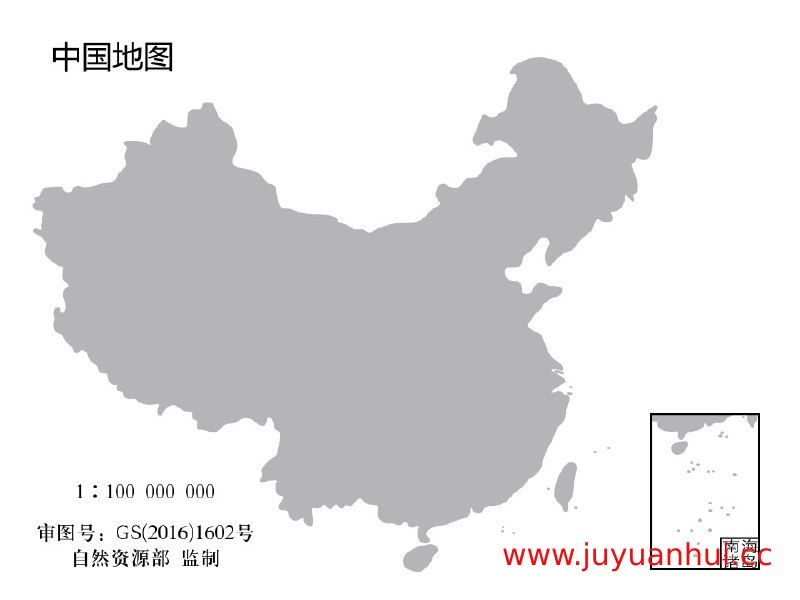 《中国地图素材库PPT》