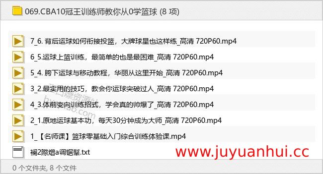 CBA10冠王训练师教你从0学篮球视频教程（完结）