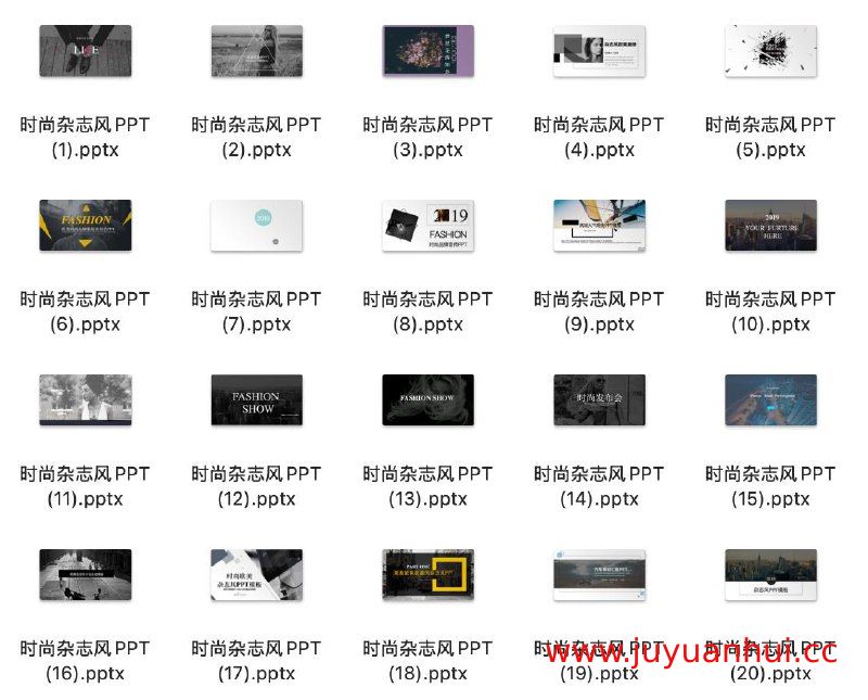 杂志风PPT模板100套 专业商务汇报与学术演示模板集合【夸克网盘下载】